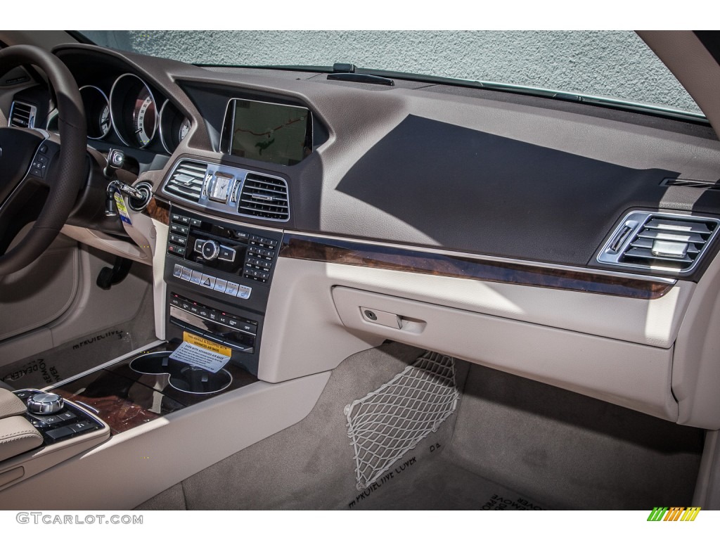 2014 E 350 Coupe - Black / Silk Beige/Espresso Brown photo #8