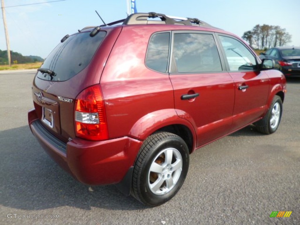 Mesa Red 2006 Hyundai Tucson GL 4x4 Exterior Photo #86008937