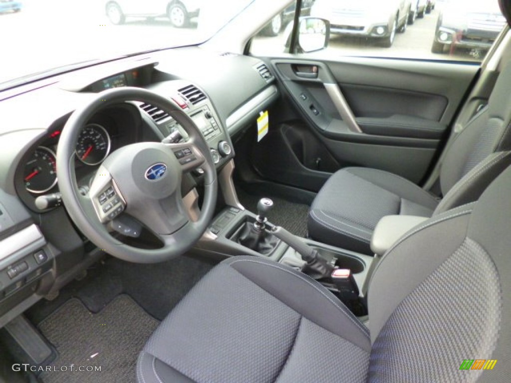 Black Interior 2014 Subaru Forester 2.5i Premium Photo #86009114