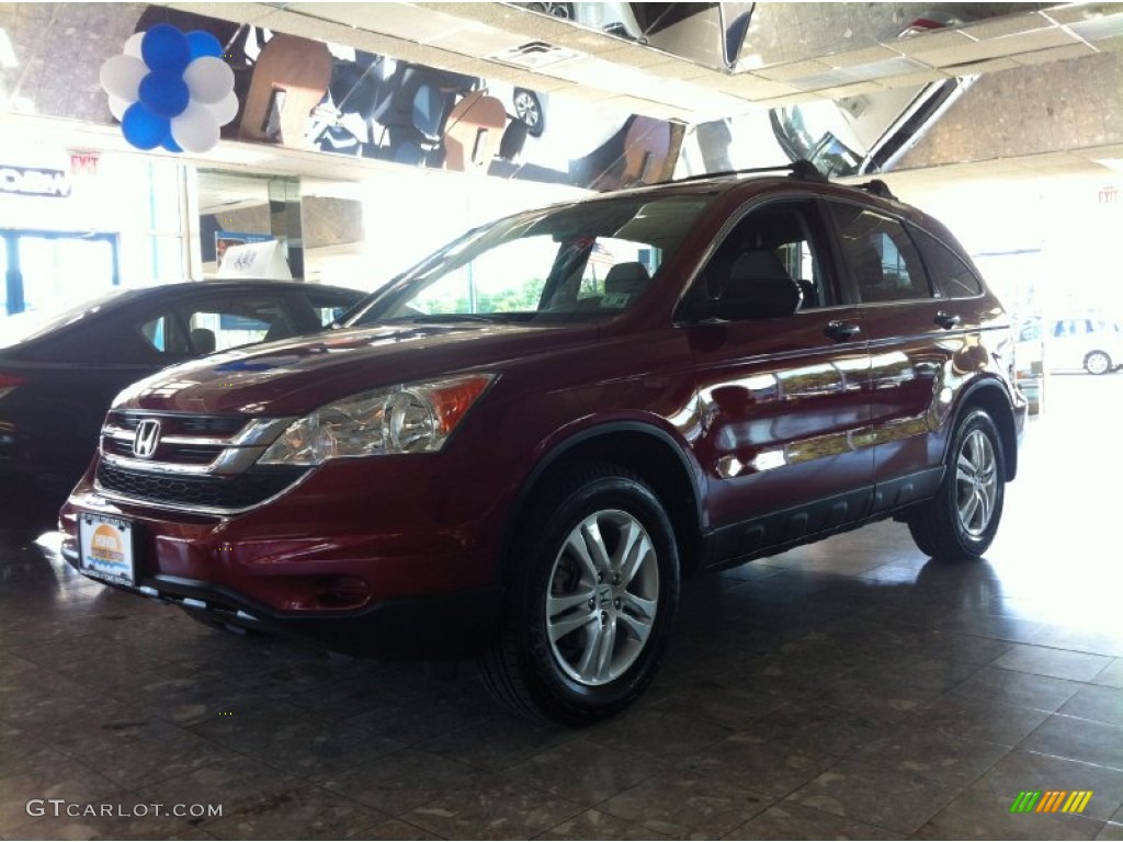 2011 CR-V EX 4WD - Tango Red Pearl / Gray photo #1