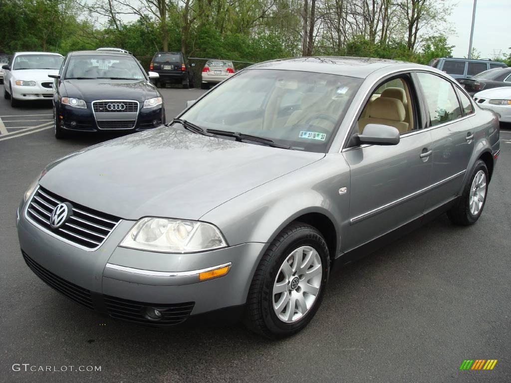 Silverstone Grey Metallic 2003 Volkswagen Passat GLS Sedan Exterior Photo #8600934