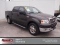 2005 Dark Shadow Grey Metallic Ford F150 Lariat SuperCrew  photo #1