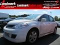 2010 Fresh Powder White Nissan Versa 1.8 SL Hatchback  photo #1