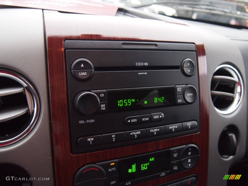 2005 F150 Lariat SuperCrew - Dark Shadow Grey Metallic / Black photo #20