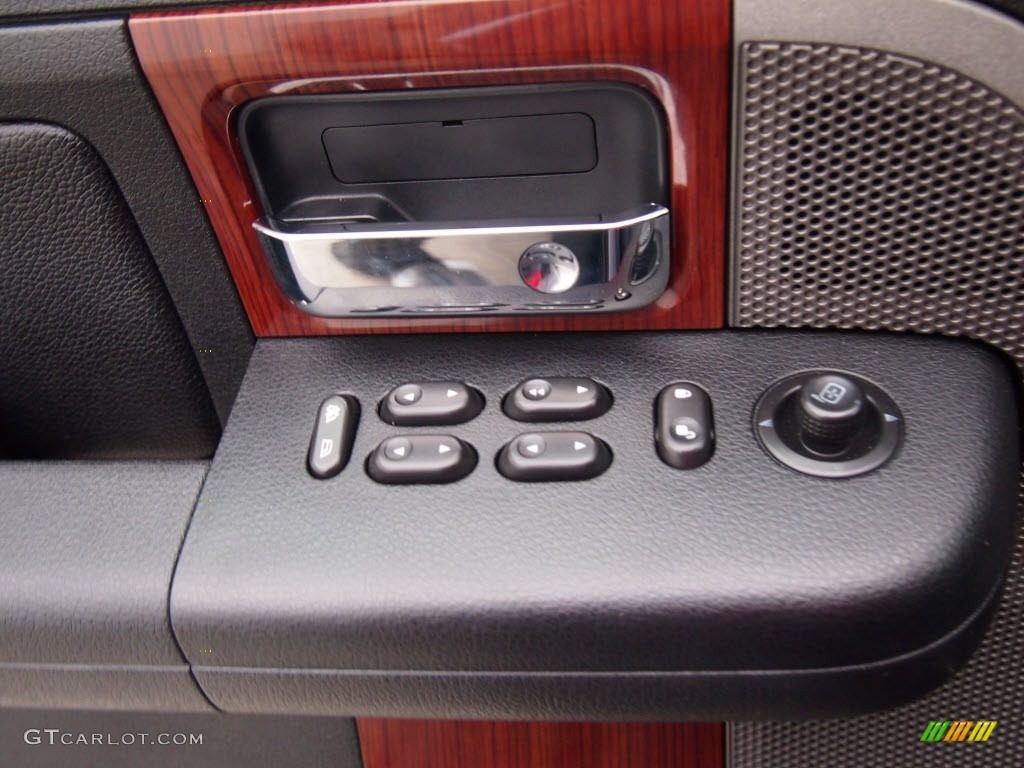 2005 F150 Lariat SuperCrew - Dark Shadow Grey Metallic / Black photo #25