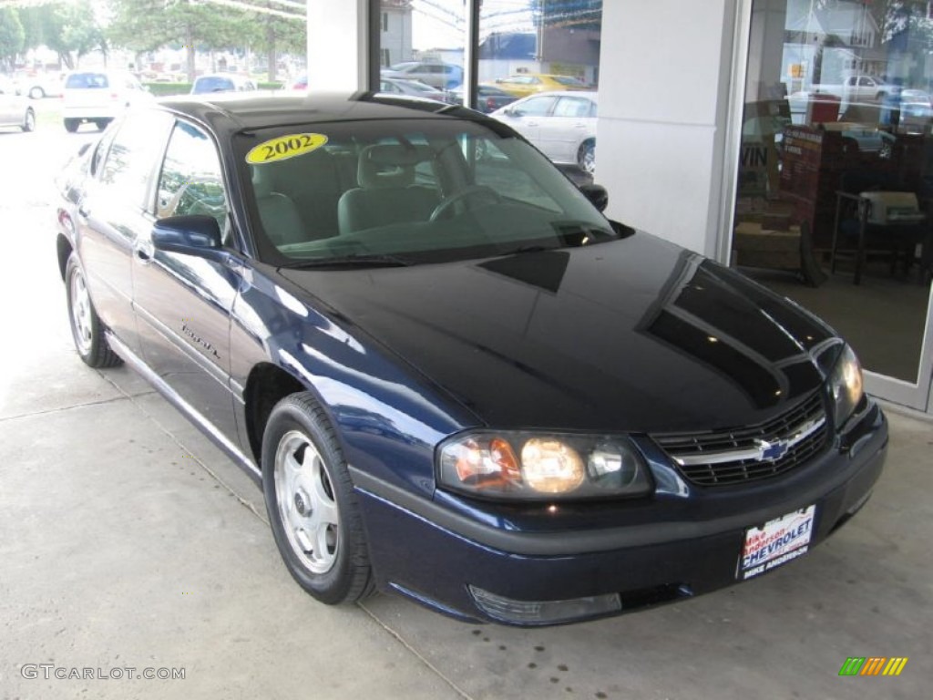 2002 Impala LS - Navy Blue Metallic / Medium Gray photo #1