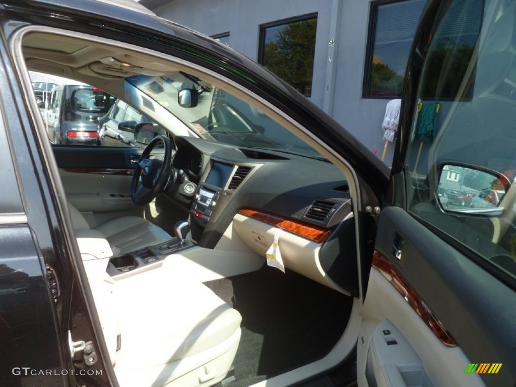 2011 Outback 3.6R Limited Wagon - Crystal Black Silica / Warm Ivory photo #6