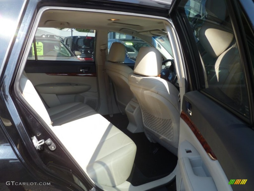 2011 Outback 3.6R Limited Wagon - Crystal Black Silica / Warm Ivory photo #7