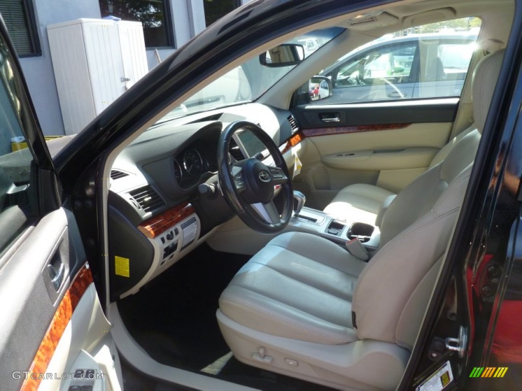 2011 Outback 3.6R Limited Wagon - Crystal Black Silica / Warm Ivory photo #8