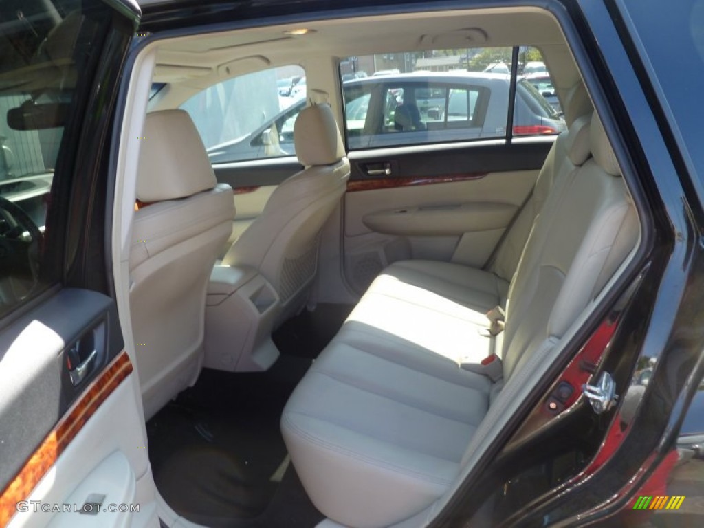 2011 Outback 3.6R Limited Wagon - Crystal Black Silica / Warm Ivory photo #9