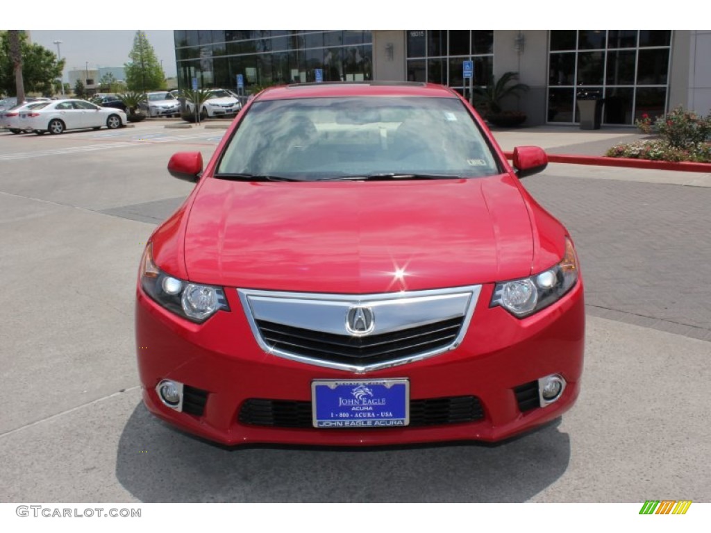 2013 TSX Technology - Milano Red / Parchment photo #2