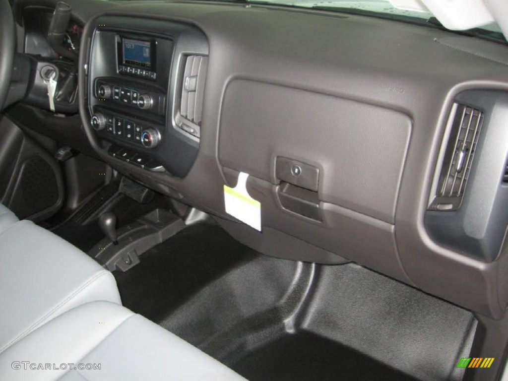 2014 Silverado 1500 WT Regular Cab 4x4 - Silver Ice Metallic / Jet Black/Dark Ash photo #12