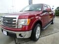 2013 Ruby Red Metallic Ford F150 Lariat SuperCrew  photo #1