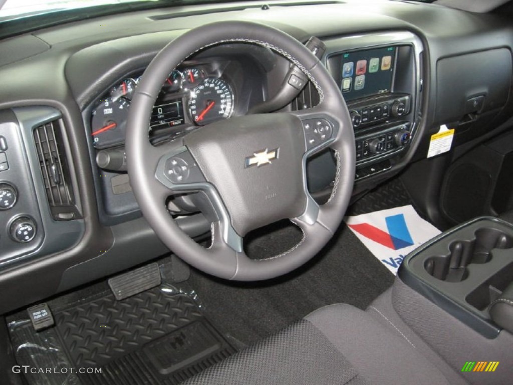 2014 Silverado 1500 LT Crew Cab 4x4 - Blue Granite Metallic / Jet Black photo #6