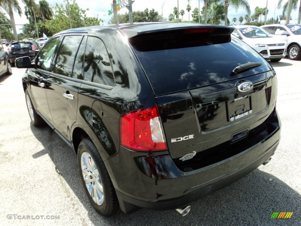 2011 Edge SEL - Tuxedo Black Metallic / Charcoal Black photo #9