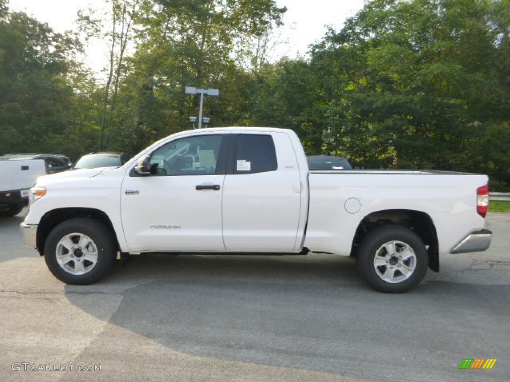 2014 Tundra SR5 Double Cab 4x4 - Super White / Graphite photo #6