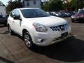 2011 Pearl White Nissan Rogue S AWD  photo #1