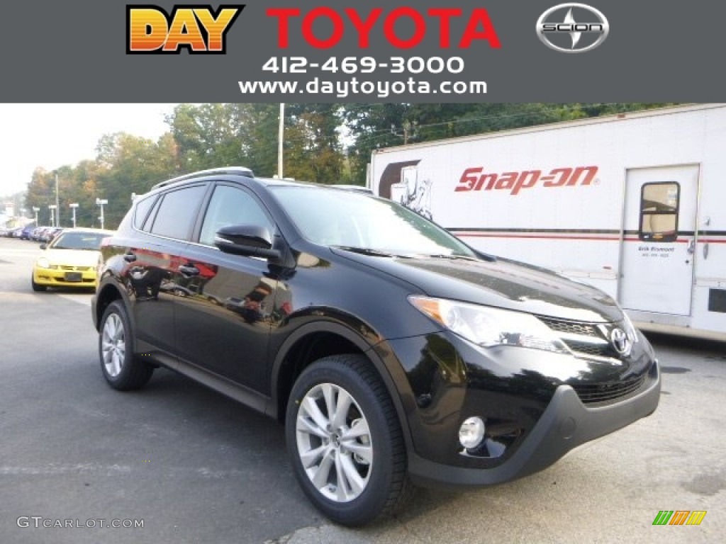 2013 RAV4 Limited AWD - Black / Ash photo #1