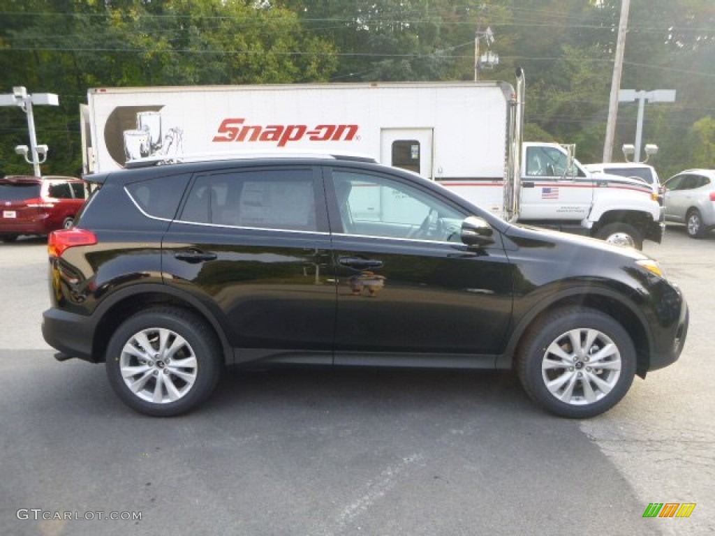 2013 RAV4 Limited AWD - Black / Ash photo #2