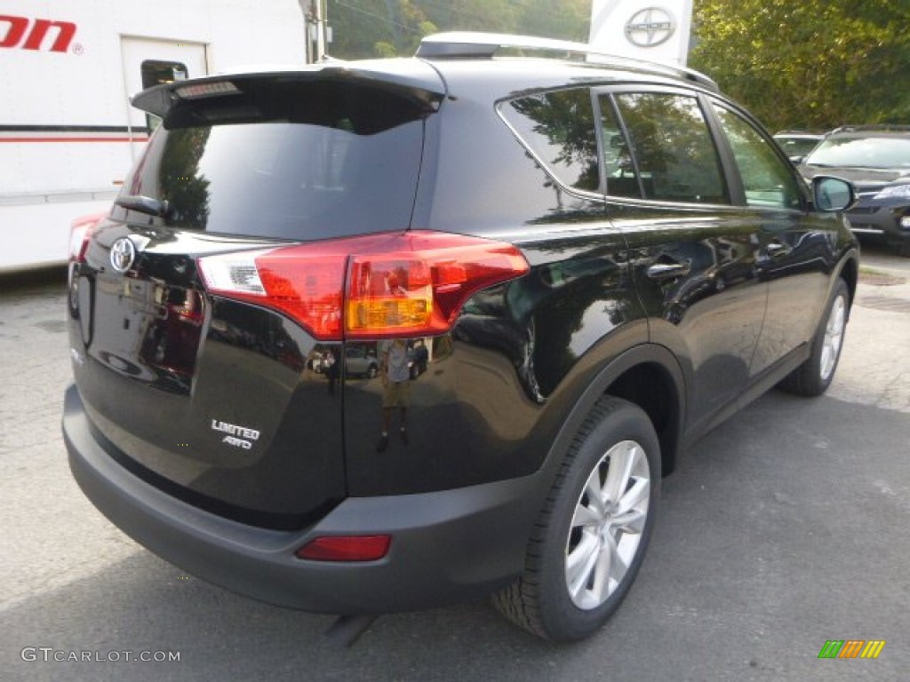 2013 RAV4 Limited AWD - Black / Ash photo #3