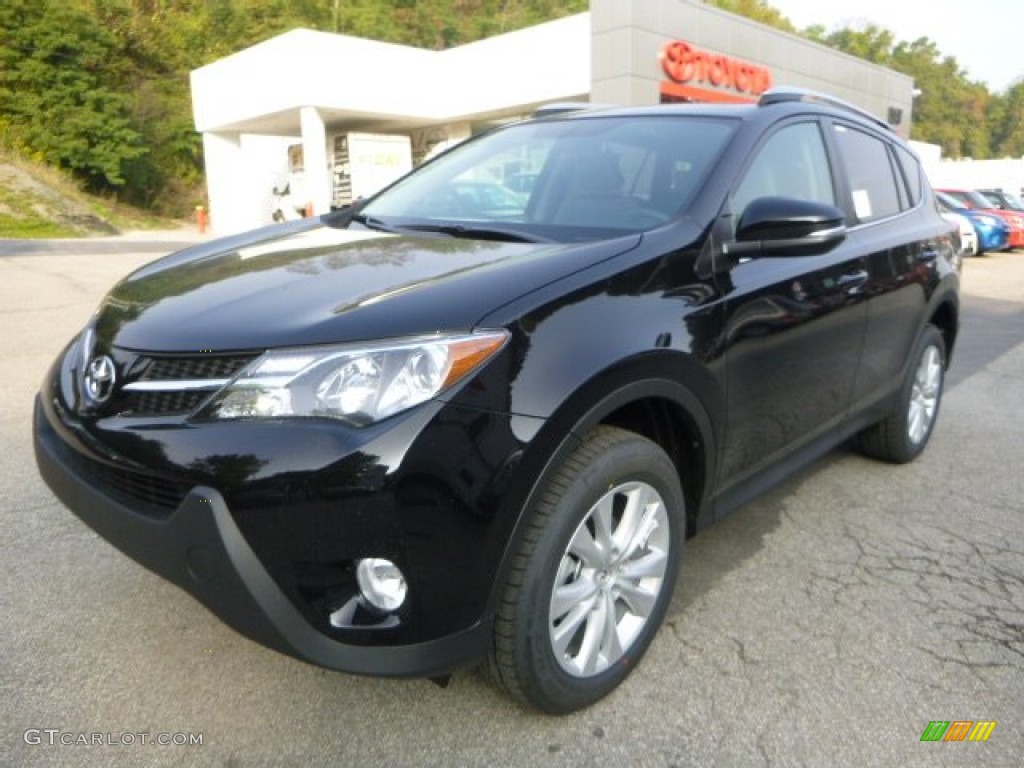 2013 RAV4 Limited AWD - Black / Ash photo #7