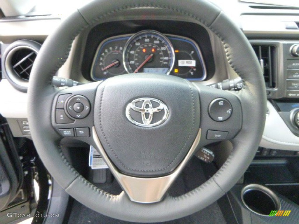2013 RAV4 Limited AWD - Black / Ash photo #17