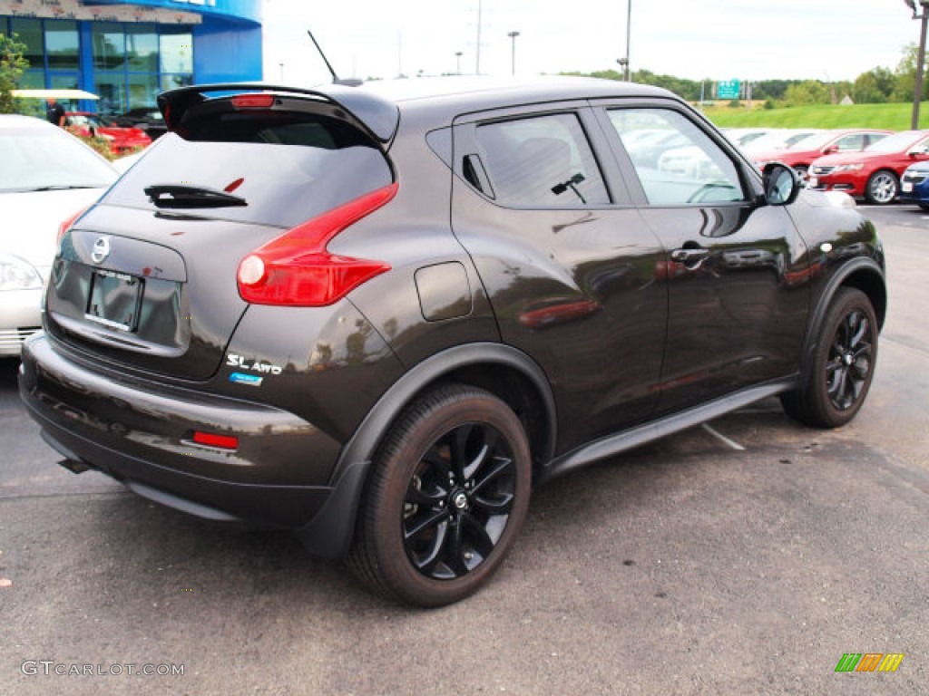 2013 Juke SL AWD - Metallic Bronze / Black/Red/Silver Trim photo #3