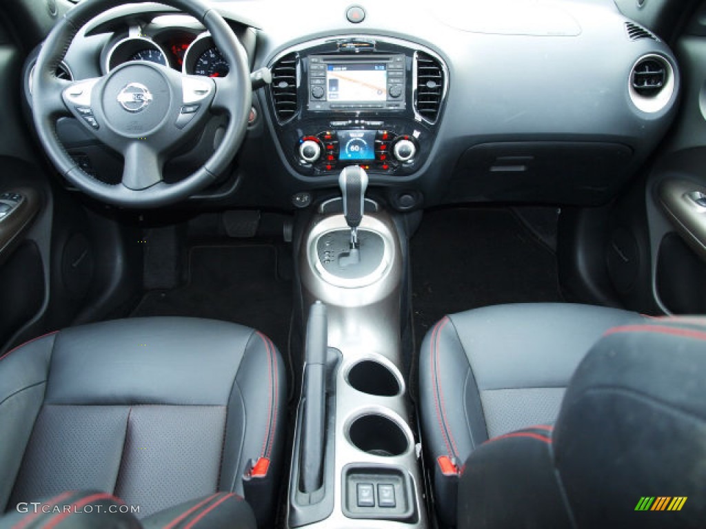 2013 Juke SL AWD - Metallic Bronze / Black/Red/Silver Trim photo #10