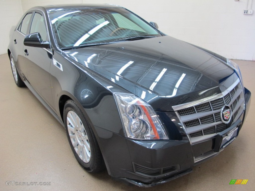 2011 CTS 4 3.0 AWD Sedan - Black Ice Metallic / Ebony photo #1