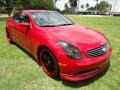 2005 Laser Red Infiniti G 35 Coupe  photo #23