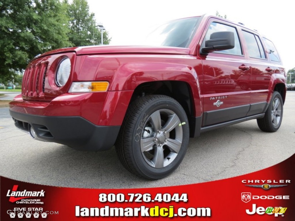 Deep Cherry Red Crystal Pearl Jeep Patriot