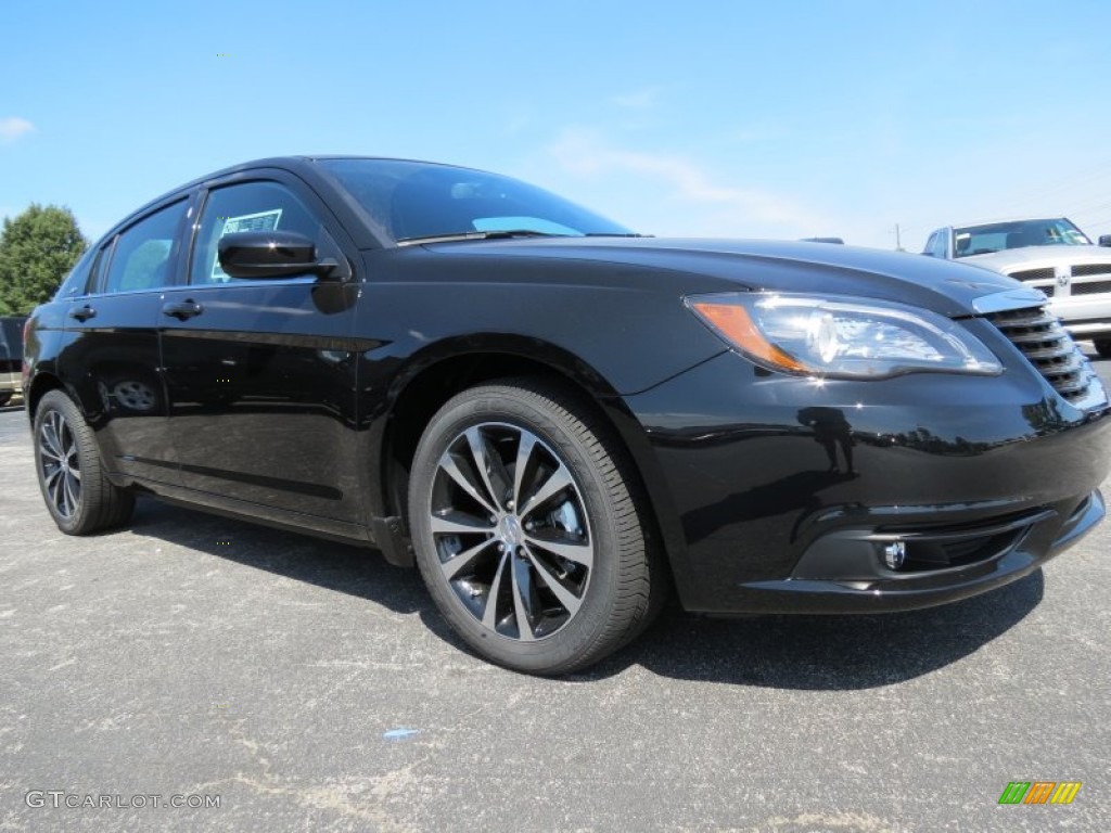 Black Clear Coat 2014 Chrysler 200 Touring Sedan Exterior Photo #86017508