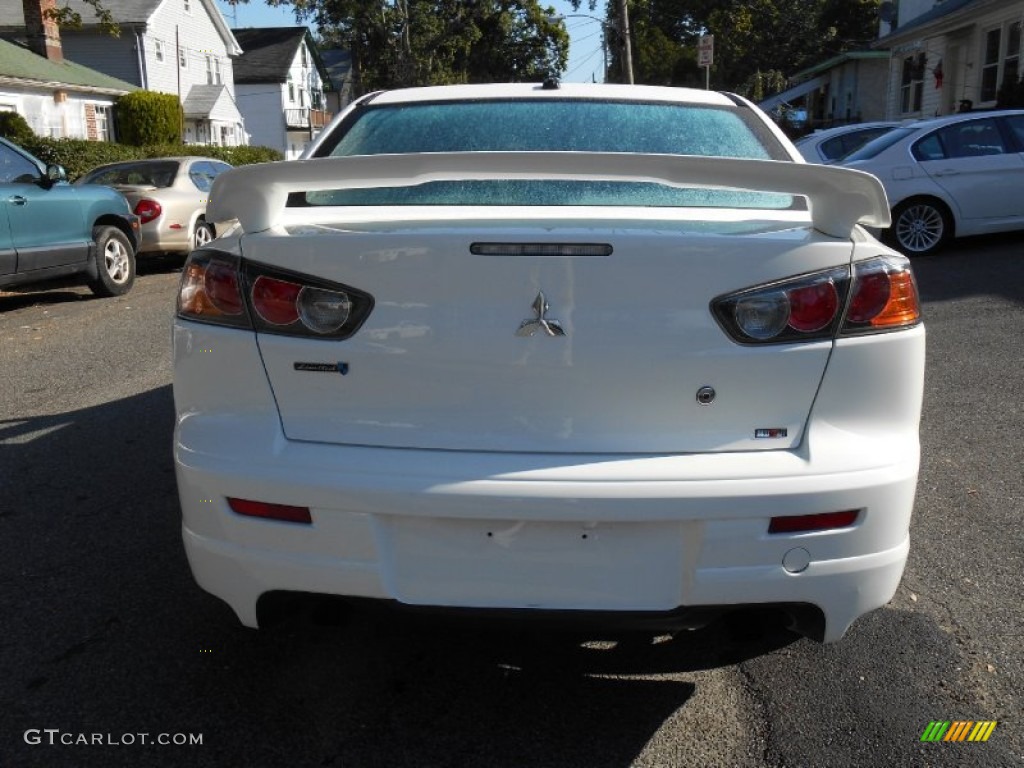 2009 Lancer RALLIART - Wicked White Satin / Black photo #4