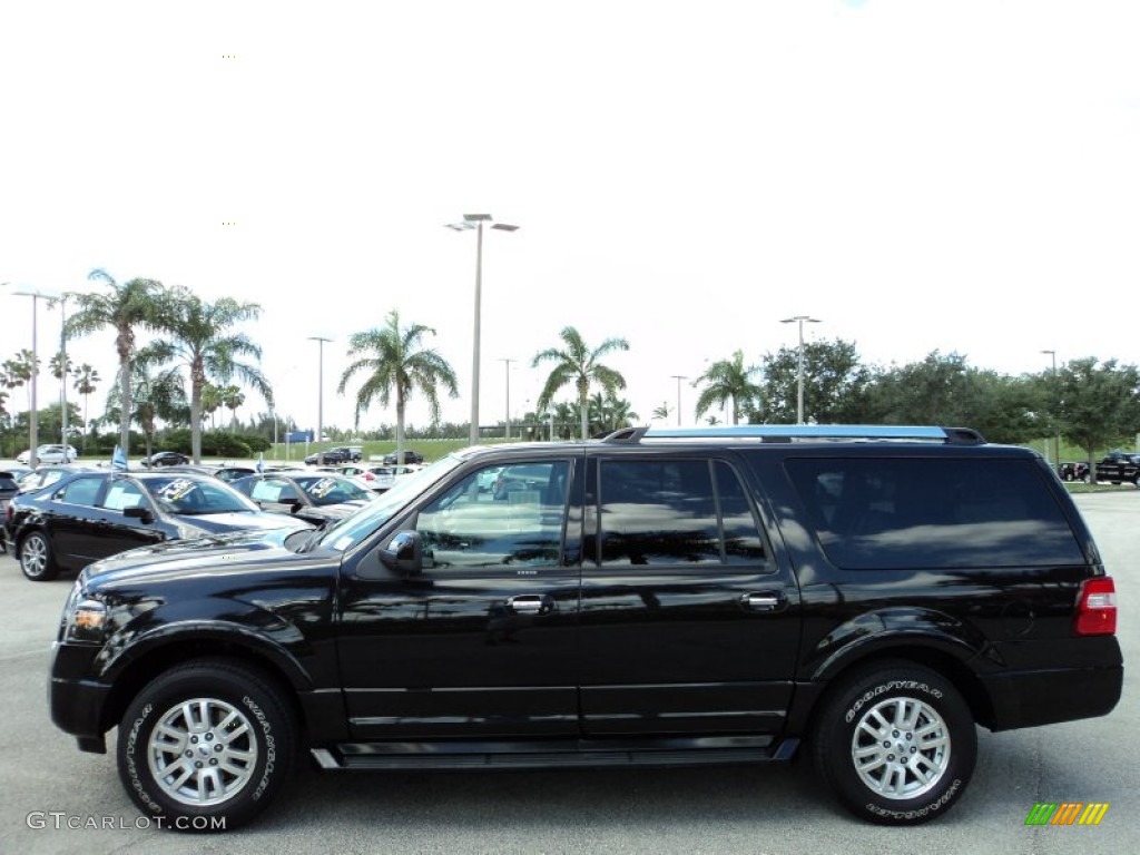 2013 Expedition EL Limited - Tuxedo Black / Charcoal Black photo #13