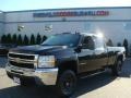 Black 2008 Chevrolet Silverado 3500HD LT Crew Cab 4x4