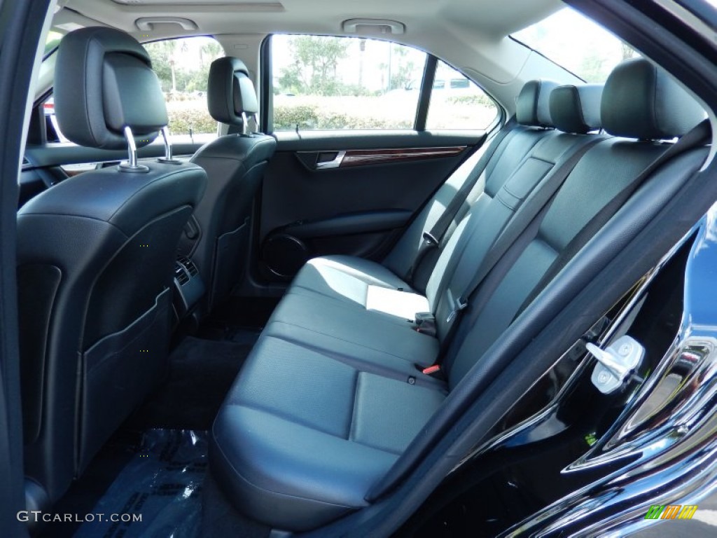 Black Interior 2010 Mercedes-Benz C 300 Luxury Photo #86021189