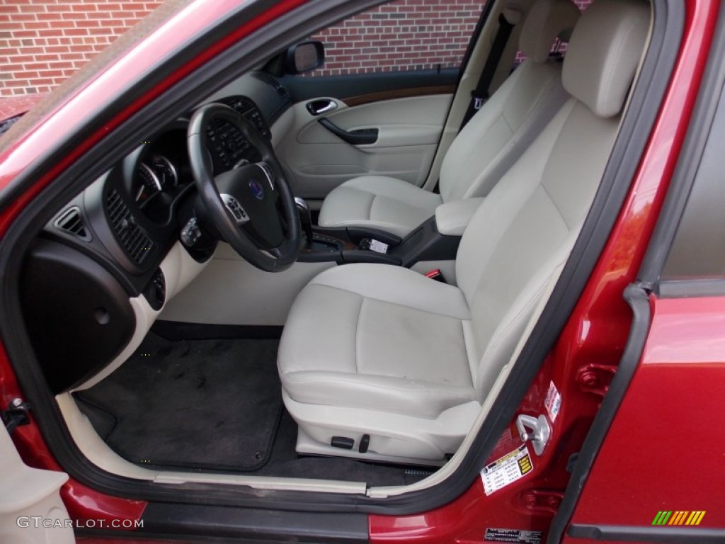 2006 9-3 2.0T Sport Sedan - Chili Red Metallic / Parchment photo #12