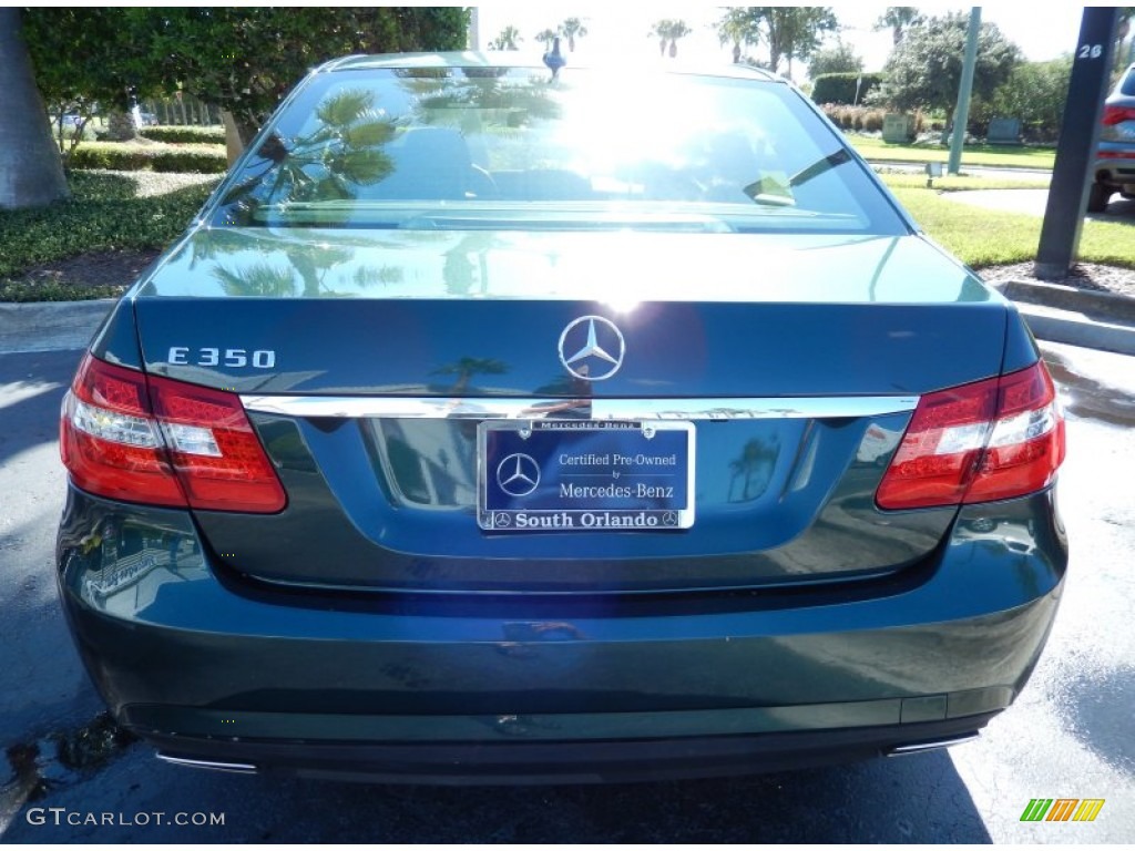 2010 E 350 Sedan - Jade Green Metallic / Black photo #6