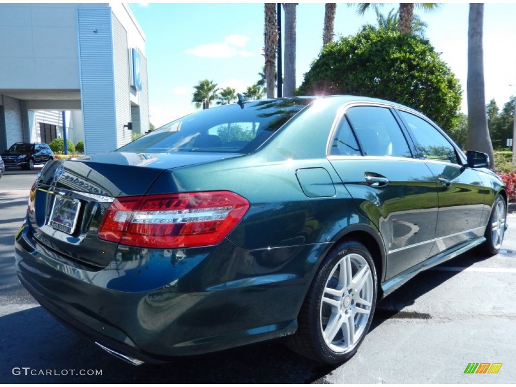 2010 E 350 Sedan - Jade Green Metallic / Black photo #7