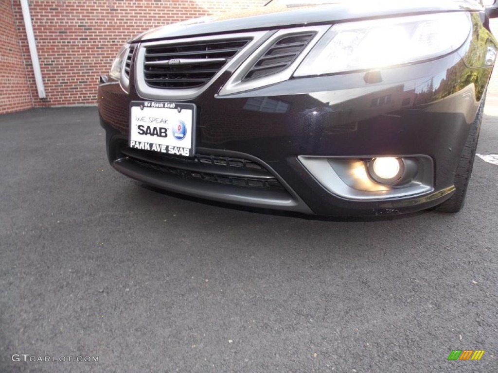2008 9-3 Turbo X Sport Sedan - Jet Black Metallic / Black photo #15