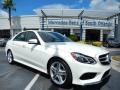 2014 Diamond White Metallic Mercedes-Benz E 350 Sport Sedan  photo #1