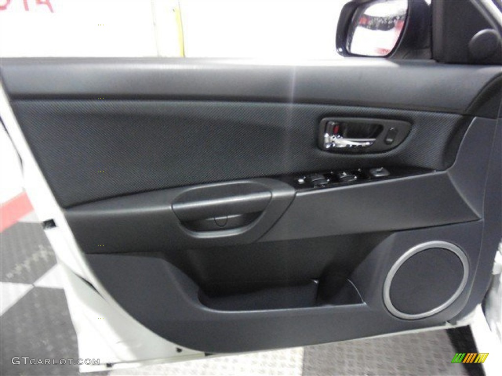 2008 MAZDA3 MAZDASPEED Sport - Rally White / MAZDASPEED Black photo #9