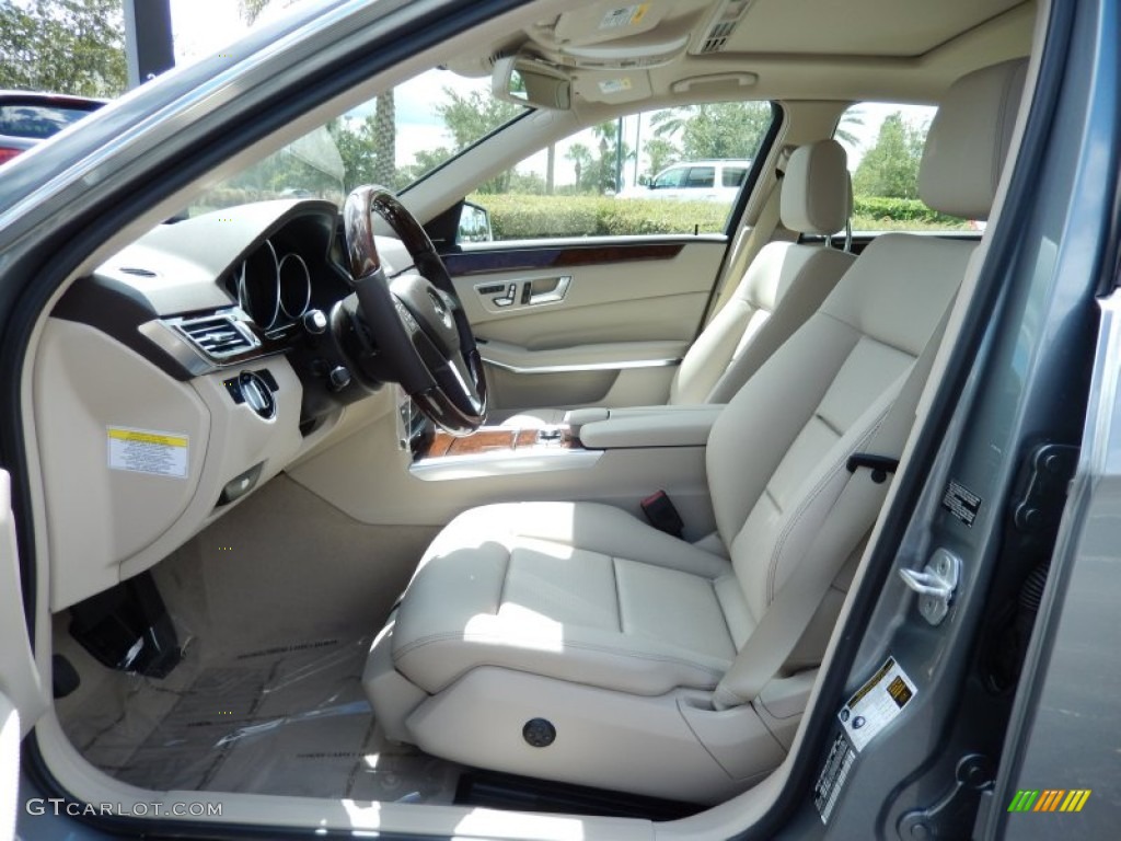 2014 E 350 Sedan - Paladium Silver Metallic / Silk Beige/Espresso Brown photo #5