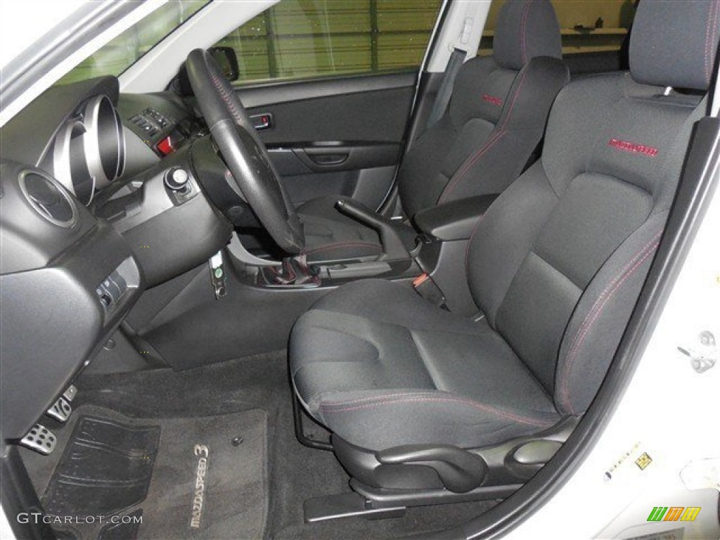 2008 MAZDA3 MAZDASPEED Sport - Rally White / MAZDASPEED Black photo #11