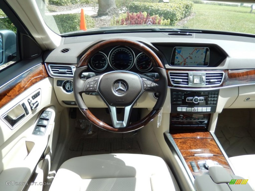 2014 E 350 Sedan - Paladium Silver Metallic / Silk Beige/Espresso Brown photo #8