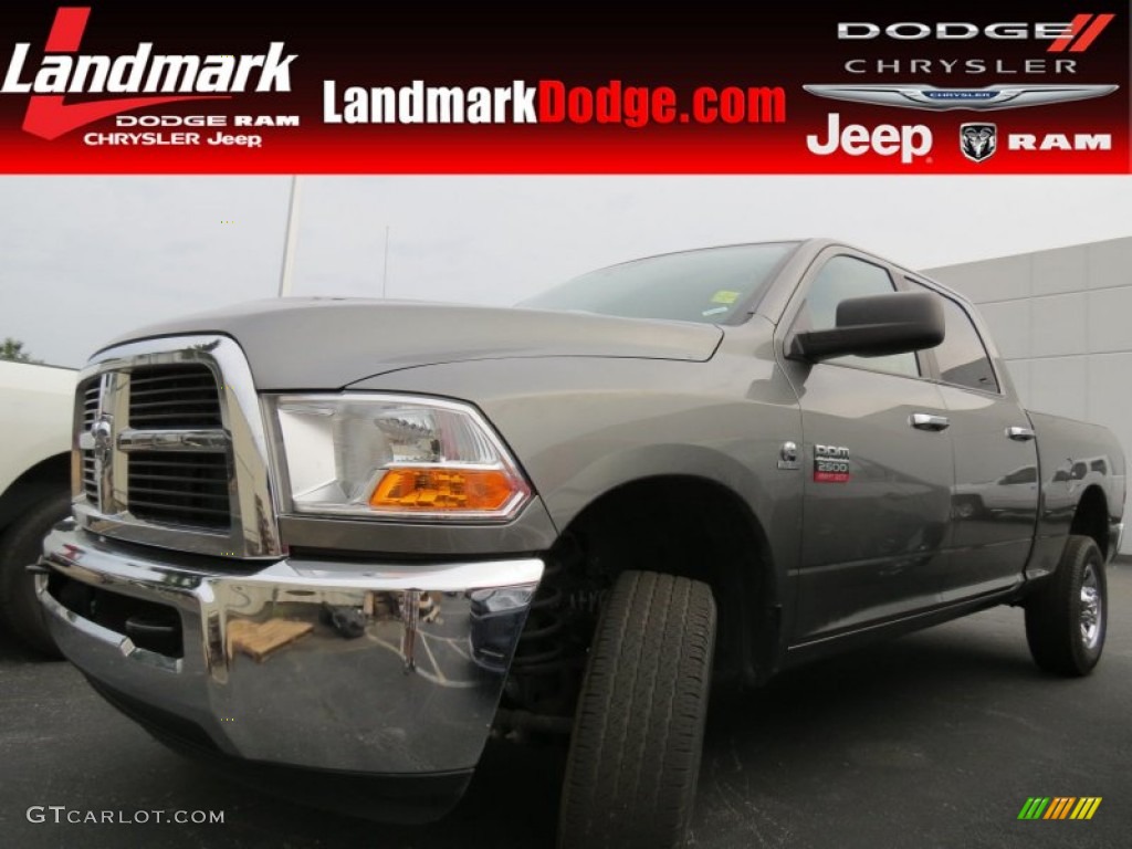 2012 Ram 2500 HD SLT Crew Cab 4x4 - Mineral Gray Metallic / Dark Slate/Medium Graystone photo #1