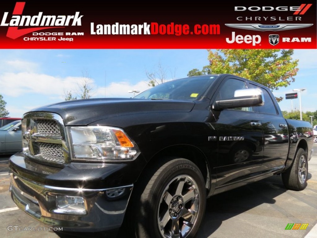 Brilliant Black Crystal Pearl Dodge Ram 1500