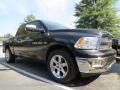 2011 Brilliant Black Crystal Pearl Dodge Ram 1500 Laramie Crew Cab  photo #4