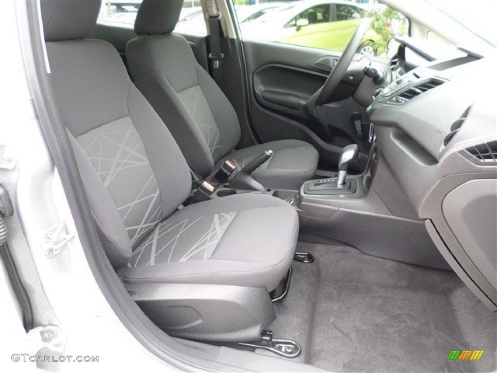 2014 Fiesta S Sedan - Ingot Silver / Charcoal Black photo #10