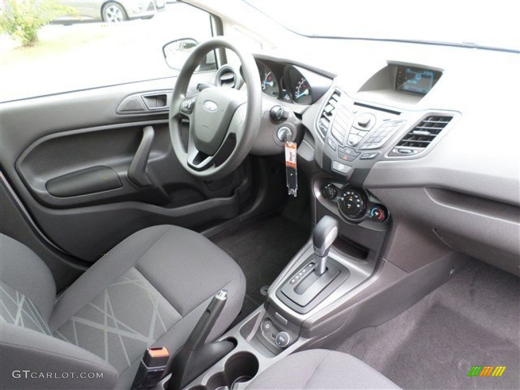2014 Fiesta S Sedan - Ingot Silver / Charcoal Black photo #11